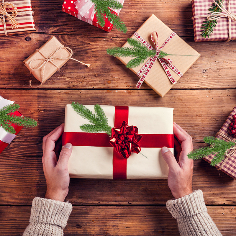 18 cm kunstlik männioks jõulukaunistus jõulukink Dekoratiivne lill jõulukaunistus jõulupuu tarvikud