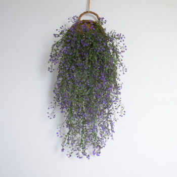 80cm Τεχνητό φυτό Rattan Golden Bell Willow Shooting Μπαρ Γάμου Μπαρ Κρεμαστό τοίχου Διακόσμηση Λουλούδι Πλαστικό Λουλούδι