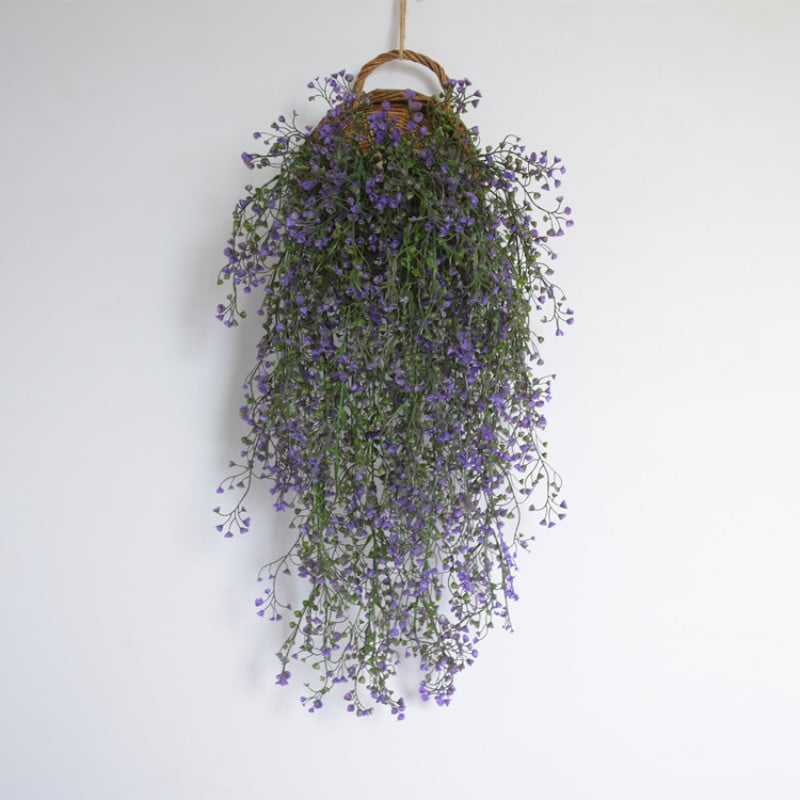 80cm kunstlik taim rotangist kuldne kelluke paju Tulistamine pulm Kodu Baari seinaripp Dekoratsioon Lill Plastlill