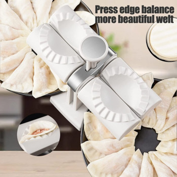 Highend Πλήρως αυτόματη μηχανή ζυμαρικών Dumplings Dumplings Mold DIY Empanadas Ravioli Mold Kitchen Gadget