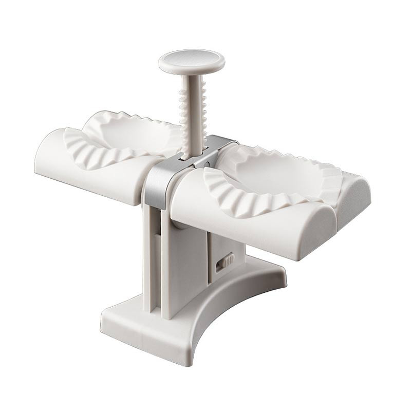 Highend täisautomaatne pelmeenimasin topeltpeaga presspelmeenid, meisterdage Empanadas raviooli vormi köögividinate tarvikud