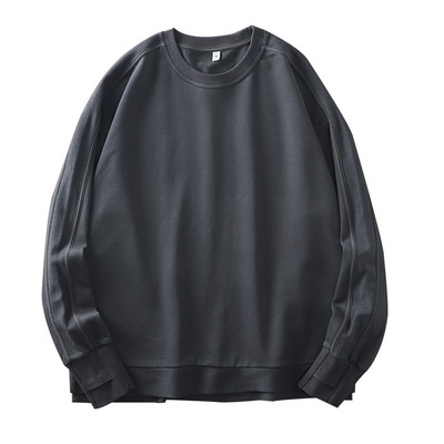 Bluză bărbătească model larg cu decolteu oval și mâneci lungi