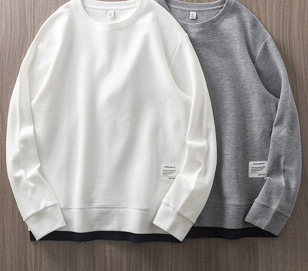 Bluză casual cu logo pentru bărbați