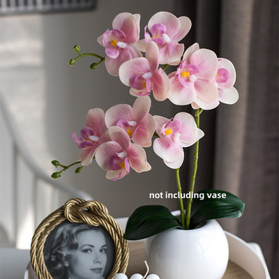 Orhidee kunstlilled Dekoratiivsed kunsttaimed sünnipäevapeo kaunistused koos tasuta kohaletoimetamise tarvikutega