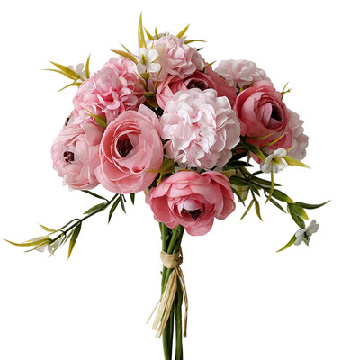 Pentru Vaza Buchet Mireasa Balcon Hortensia Trandafiri Bujor Fals Floare Artificiala