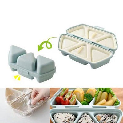 Triangle Mold Press Triangle Rice Ball Makers Επαναχρησιμοποιήσιμα Triangle Onigiris Mold DIY αξεσουάρ για Rice Ball Bento