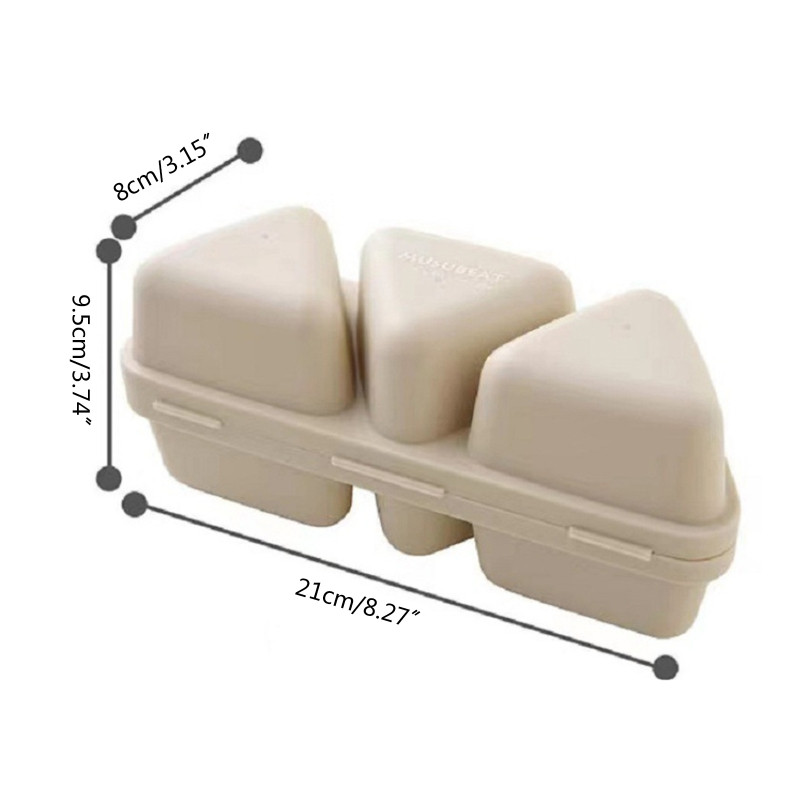 Kolmnurkne sushivormi press Kolmnurk riisipallide valmistajad Korduvkasutatav kolmnurkne Onigiris vormi meisterdamise tarvikud riisipalli Bento jaoks