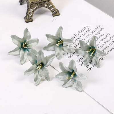 10/30/50 buc din mătase flori artificiale crin cap de floare bricolaj meșteșuguri scrapbooking acasă nuntă cameră petrecere coroană decor accesorii