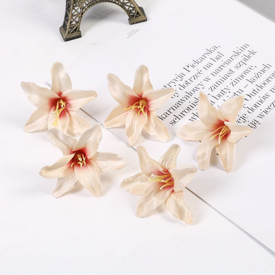 10/30/50 buc din mătase flori artificiale crin cap de floare bricolaj meșteșuguri scrapbooking acasă nuntă cameră petrecere coroană decor accesorii