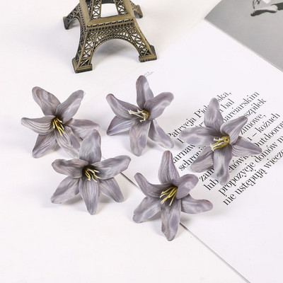 10/30/50 buc din mătase flori artificiale crin cap de floare bricolaj meșteșuguri scrapbooking acasă nuntă cameră petrecere coroană decor accesorii