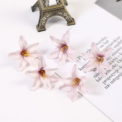 10/30/50 buc din mătase flori artificiale crin cap de floare bricolaj meșteșuguri scrapbooking acasă nuntă cameră petrecere coroană decor accesorii