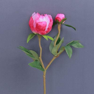 1 τεμ. Μπουκέτο με τεχνητά λουλούδια παιώνιας Όμορφα μεταξωτά τριαντάφυλλα Διακόσμηση τραπεζιού σπιτιού για το σπίτι Τακτοποιήστε ψεύτικα φυτά Δώρο για την ημέρα του Αγίου Βαλεντίνου