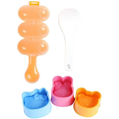 3 buc Orez Ball Shaker Orez Paddle Sushi Roll Maker Instrument de bucătărie DIY Bento Box Accesorii Decor alimentar pentru copii Copii