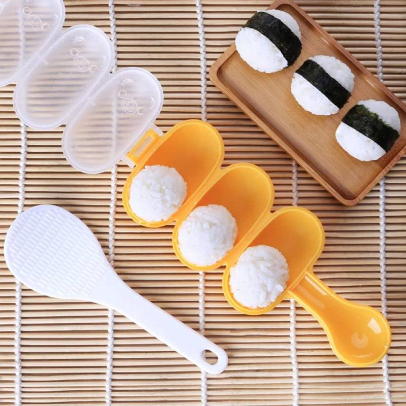 3 buc Orez Ball Shaker Orez Paddle Sushi Roll Maker Instrument de bucătărie DIY Bento Box Accesorii Decor alimentar pentru copii Copii