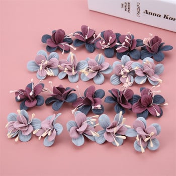 10/20 τεμ. 4cm Τεχνητά λουλούδια Silk Fake Flower Head For DIY διακόσμηση γάμου λουλουδάτο στεφάνι Αξεσουάρ χειροτεχνίας λευκώματος