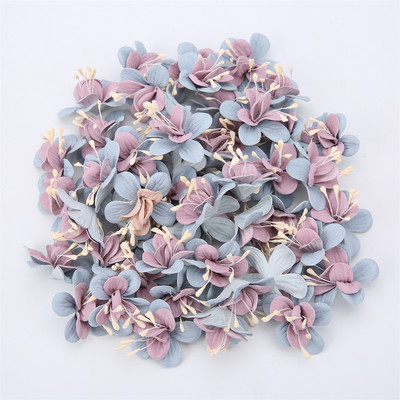 10/20 buc. 4 cm flori artificiale din mătase capete de floare fals pentru decorarea petrecerii de nuntă bricolaj coroană florală pentru album de însemnări Accesorii de artizanat