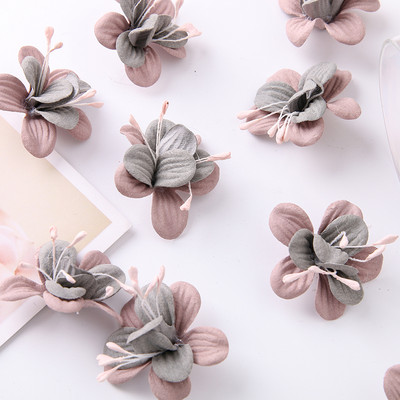 10/20 buc. 4 cm flori artificiale din mătase capete de floare fals pentru decorarea petrecerii de nuntă bricolaj coroană florală pentru album de însemnări Accesorii de artizanat