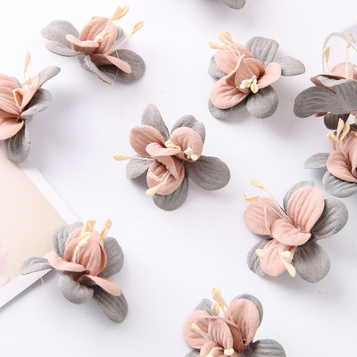 10/20 buc. 4 cm flori artificiale din mătase capete de floare fals pentru decorarea petrecerii de nuntă bricolaj coroană florală pentru album de însemnări Accesorii de artizanat