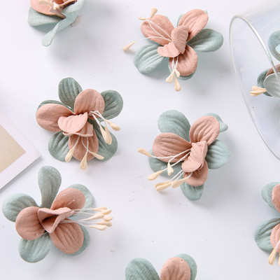 10/20 buc. 4 cm flori artificiale din mătase capete de floare fals pentru decorarea petrecerii de nuntă bricolaj coroană florală pentru album de însemnări Accesorii de artizanat