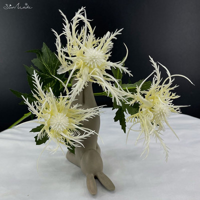 Sunmade Ins Spin Pătrunjel Ramă de flori din plastic Flori artificiale Decor de nuntă Fals Flores Fleur Artificielle Decor de toamnă