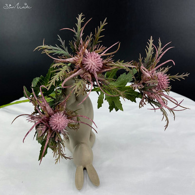 Sunmade Ins Spin Pătrunjel Ramă de flori din plastic Flori artificiale Decor de nuntă Fals Flores Fleur Artificielle Decor de toamnă