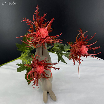 Sunmade Ins Spin Pătrunjel Ramă de flori din plastic Flori artificiale Decor de nuntă Fals Flores Fleur Artificielle Decor de toamnă