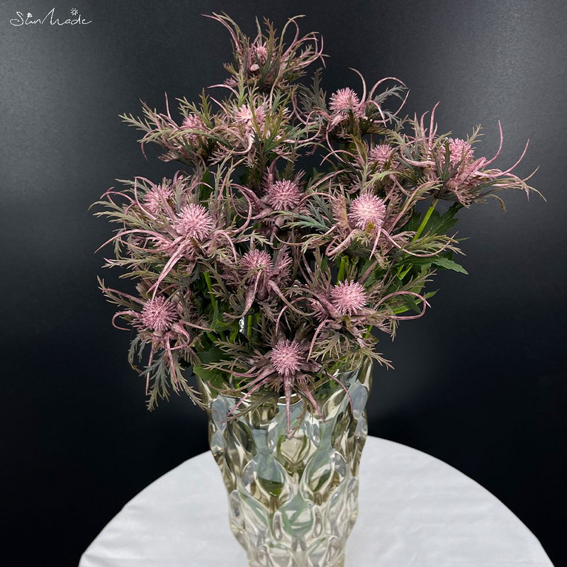 Sunmade Ins Spin Pătrunjel Ramă de flori din plastic Flori artificiale Decor de nuntă Fals Flores Fleur Artificielle Decor de toamnă