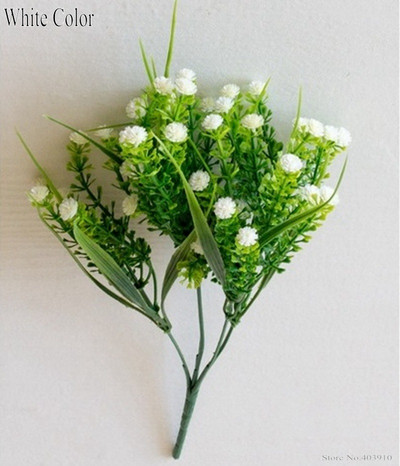 respirația bebelușilor flori artificiale plante de interior false din plastic flori gypsophila arbuști agățați în exterior decorarea nunții în aer liber