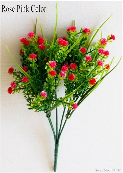 respirația bebelușilor flori artificiale plante de interior false din plastic flori gypsophila arbuști agățați în exterior decorarea nunții în aer liber