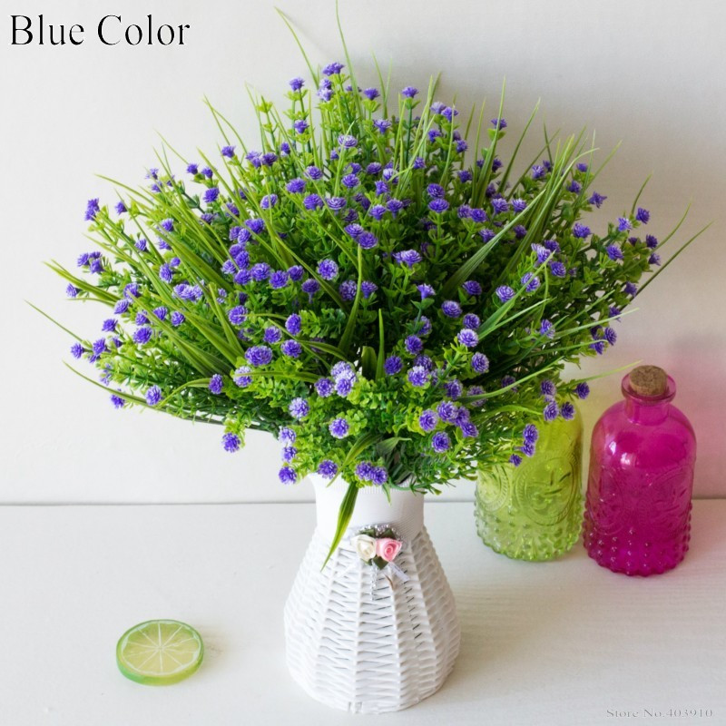 respirația bebelușilor flori artificiale plante de interior false din plastic flori gypsophila arbuști agățați în exterior decorarea nunții în aer liber