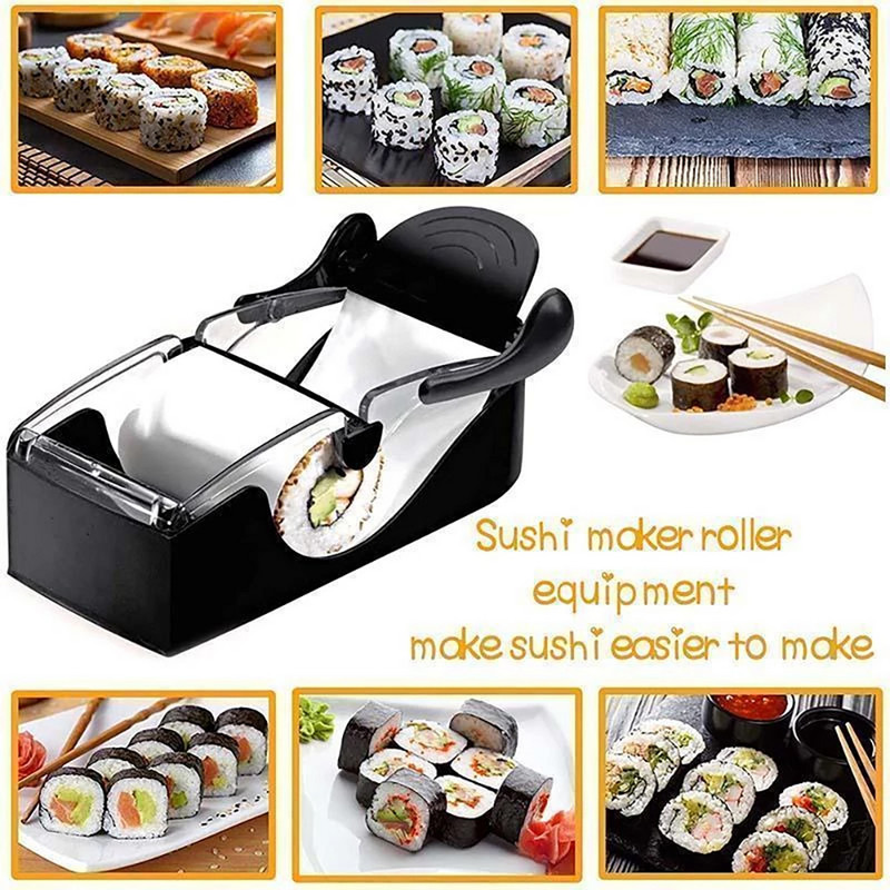 Magic Rice Roll Sushi vormirullimismasin DIY Bento Mittenakkuv taimne liha sushi rullimistööriist Köögividinad Aksessuaarid