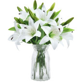 Visokokvalitetni bijeli ljiljan lateks pravi dodir Umjetno cvijeće mladenka svadbena zabava za kućne dekoracije Poklon buket Soba DIY Dekor