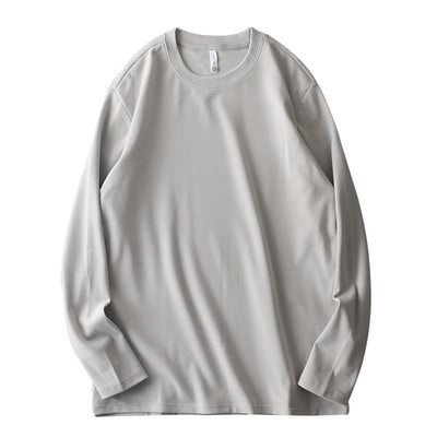 Meeste sügis-talvine fliispluus pikkade varrukate ja ovaalse kaelusega