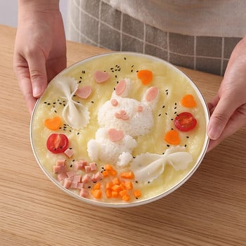 1 комплект Кухненска форма за суши Форма за сандвичи Форма за заешки оризови топки Направи си сам Bento MakerTool