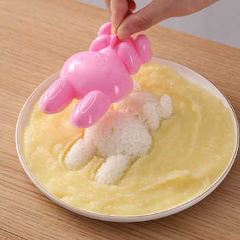 1 комплект Кухненска форма за суши Форма за сандвичи Форма за заешки оризови топки Направи си сам Bento MakerTool