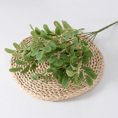 Kunstlikud eukalüpti lilled taimed lehed pikad plastist vardad siidist võltstaimed koduseinte kaunistamiseks pulmade pildistamiseks