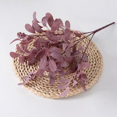 Kunstlikud eukalüpti lilled taimed lehed pikad plastist vardad siidist võltstaimed koduseinte kaunistamiseks pulmade pildistamiseks