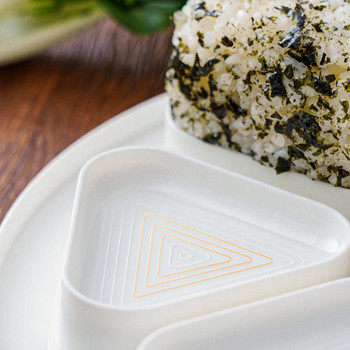 Onigiri Rice Ball Sushi Maker 6 Cavity Triangle Sushi Kit Mold Grade Food Grade Bento Rice Mold Meal Αξεσουάρ κουζίνας