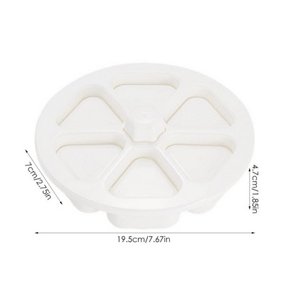 Onigiri riisipallide sushivalmistaja 6 õõnsusega kolmnurga sushi valmistamise komplekt vormi toidukvaliteediga Bento riisivormijahu köögitarvikud