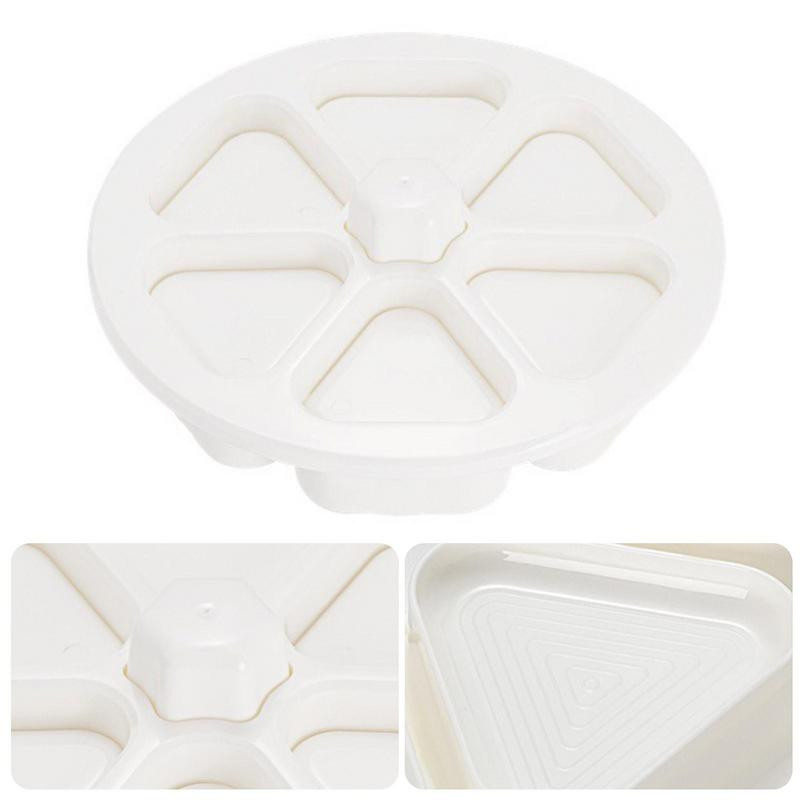 Onigiri riisipallide sushivalmistaja 6 õõnsusega kolmnurga sushi valmistamise komplekt vormi toidukvaliteediga Bento riisivormijahu köögitarvikud