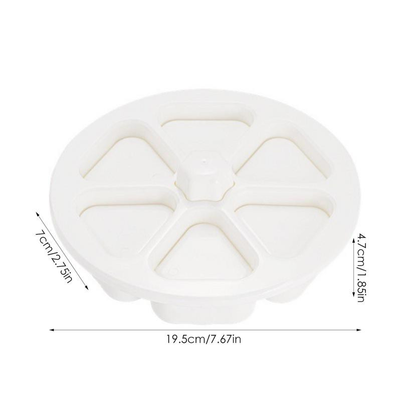 Onigiri riisipallide sushivalmistaja 6 õõnsusega kolmnurga sushi valmistamise komplekt vormi toidukvaliteediga Bento riisivormijahu köögitarvikud