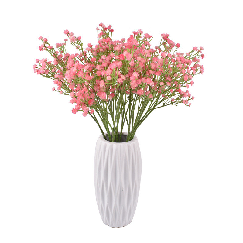 90Κεφαλα 52cm Babies Breath Τεχνητά Λουλούδια Πλαστική Gypsophila DIY Μπουκέτα λουλουδιών Σύνθεση για διακόσμηση σπιτιού γάμου