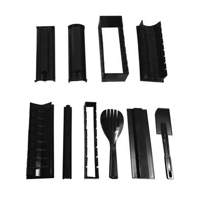 Καλούπια σούσι Καλούπια σούσι Press Sushi Making Kit Deluxe Edition With Complete Sushi Set 10 Pieces PP Sushi Maker Tool Complete