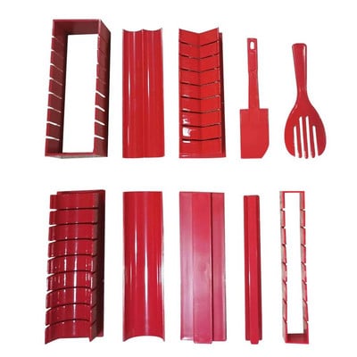 Καλούπια σούσι Καλούπια σούσι Press Sushi Making Kit Deluxe Edition With Complete Sushi Set 10 Pieces PP Sushi Maker Tool Complete
