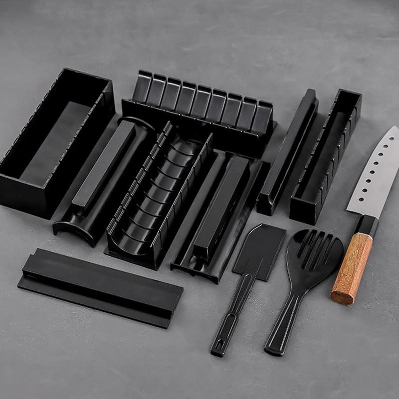 Καλούπια σούσι Καλούπια σούσι Press Sushi Making Kit Deluxe Edition With Complete Sushi Set 10 Pieces PP Sushi Maker Tool Complete