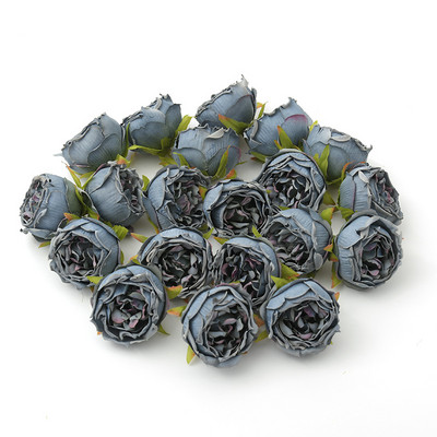 30 komada 5 cm uljane slike vintage ruže Umjetne svilene cvjetne glavice Vjenčane dekoracije DIY vijenac Scrapbooking Craft Lažno cvijeće