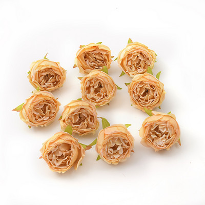 30 komada 5 cm uljane slike vintage ruže Umjetne svilene cvjetne glavice Vjenčane dekoracije DIY vijenac Scrapbooking Craft Lažno cvijeće