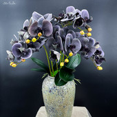 SunMade Latex Real Touch Artificial Orchids Flower White Butterfly Orchids Fake Flower for Home Party Διακόσμηση γάμου DIY