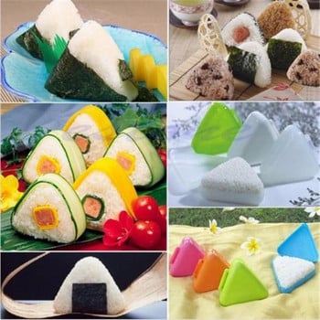 Triangle Sushi DIY Nori Rice Ball Box Press Mold Onigiri Maker Εργαλείο κουζίνας