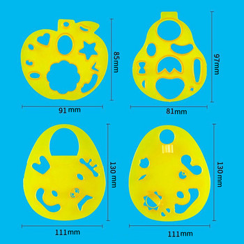 2/3/4 бр. Симпатичен и практичен комплект форми за изражение на лицето Оризови топки Карикатура на опаковката Модел на задушен хляб Форма за печене на бисквити